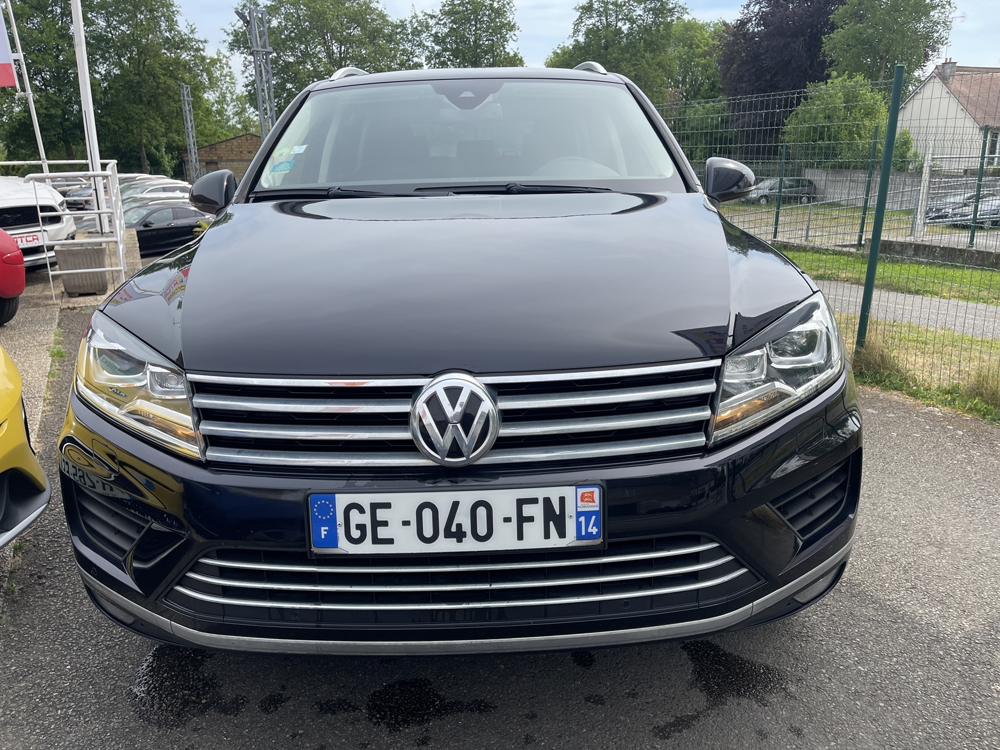 Touareg 3.0 V6 TDI 262CH BLUEMOTION TECHNOLOGY CARAT 4MOTION TIPTRON 2016 occasion 61000 Alen&ccedil;on