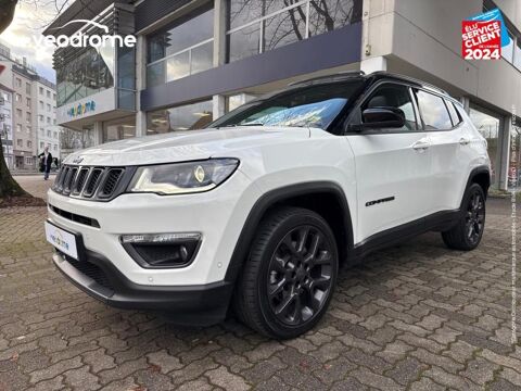 Jeep Compass 1.3 GSE T4 240ch S 4xe PHEV AT6 Touvrant Sieges cuir GPS Cam 2020 occasion Franois 25770