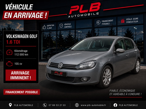 Volkswagen golf VI 1.6 TDI 105CH BLUEMOTION CONFORTLINE 