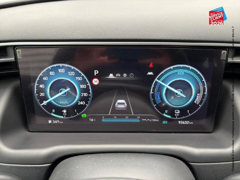 Tucson 1.6 T-GDi 230ch Hybrid Intuitive BVA6 2022 occasion 67800 Bischheim