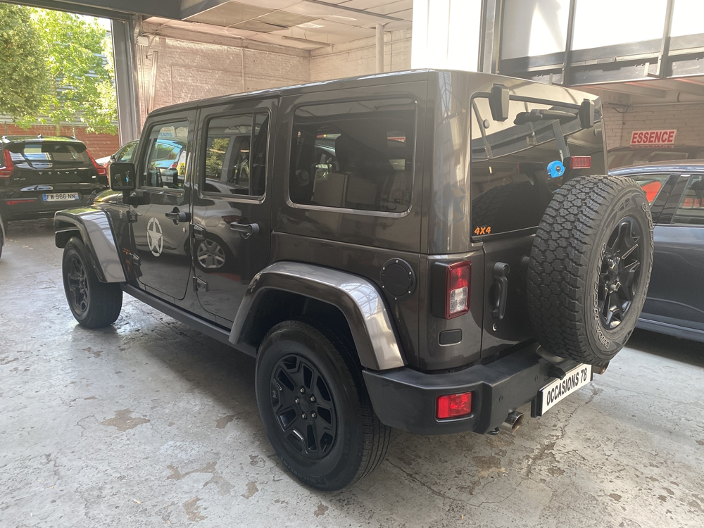 Wrangler 3.6 V6 284CH SAHARA BVA ENTIEREMENT DECOUVRABLE + 4 ROUES HI 2017 occasion 78800 HOUILLES