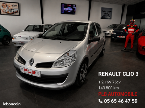 Renault Clio III 1.2 16V 75CH 5P 2008 occasion RODEZ 12000