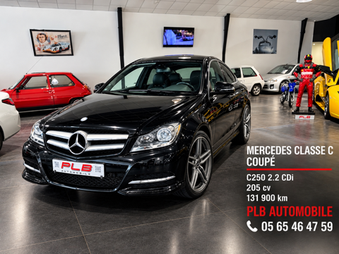 Mercedes Classe C C 250 C250 2.2 CDI 205CV GPS 131 900 KM PLB AUTO 2013 occasion RODEZ 12000