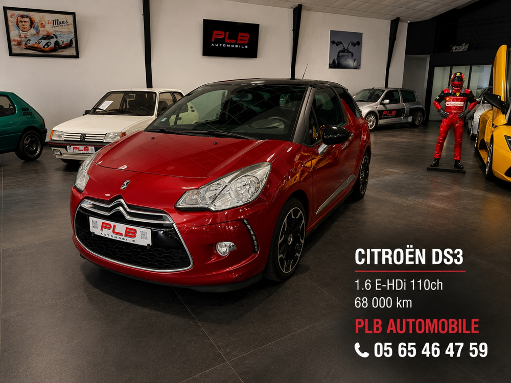 DS3 1.6 E-HDI110 68 000 KM PLB AUTO 2011 occasion 12000 RODEZ