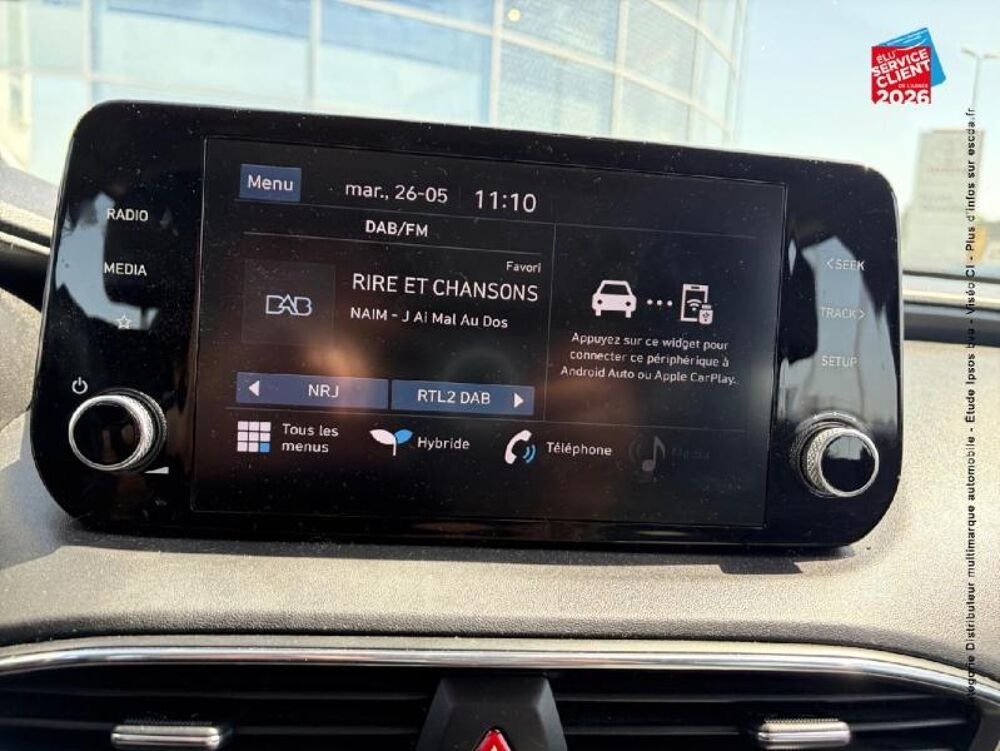 Santa Fe 1.6 T-GDI 230ch Hybrid Intuitive BVA6 2022 occasion 25000 Besan&ccedil;on