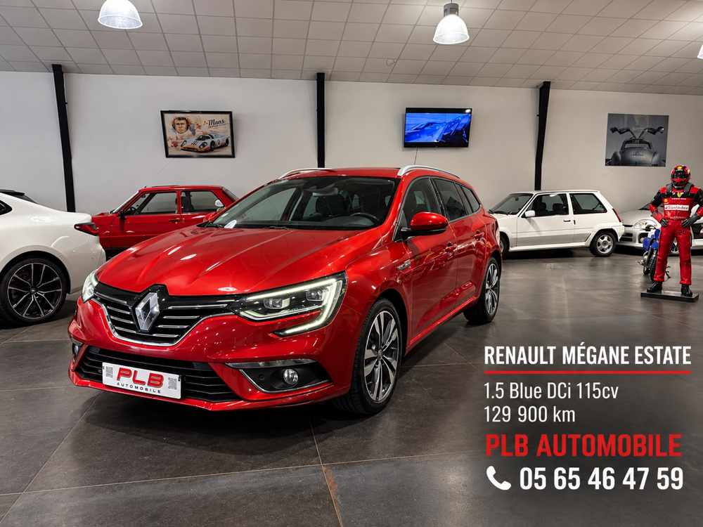 Megane IV 1.5 BLUE DCI 115CH GPS BLUETOOTH CAMERA 2019 occasion 12000 RODEZ