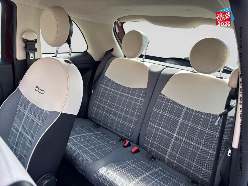 500 1.2 8v 69ch S&S Lounge 114g Dualogic 2019 occasion 68390 Sausheim