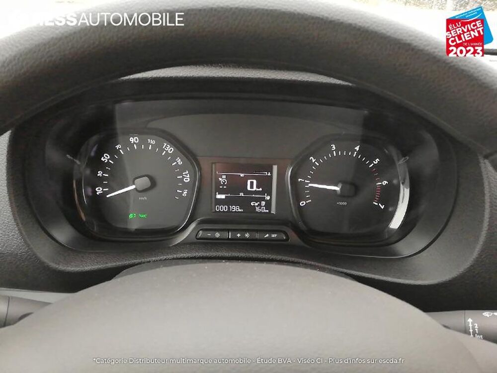Vivaro L2 Standard 1.5 D 120ch Pack Clim 2022 occasion 21000 Dijon