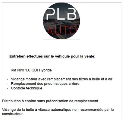 Niro 1.6 GDI 105CH + ELECTRIQUE 43.5CH DCT6 2019 occasion 12000 RODEZ