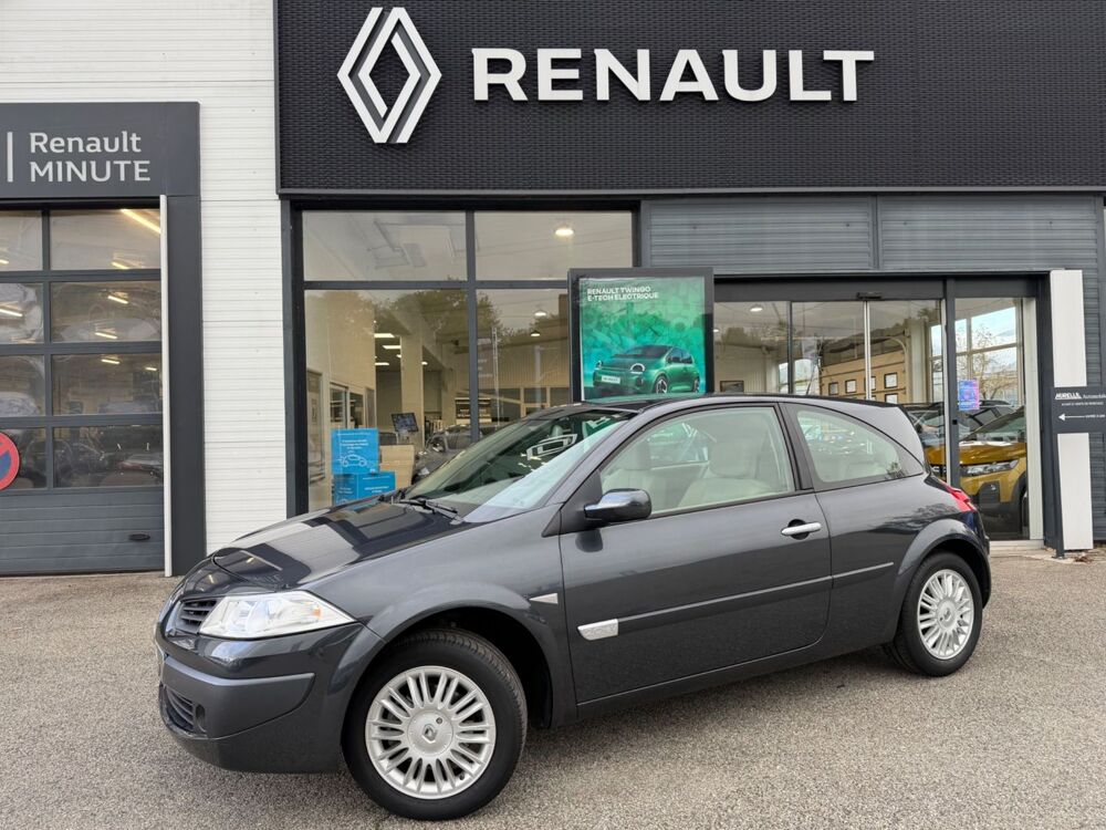 M&eacute;gane II Coup&eacute; 2.0 16V 135CH CONFORT DYNAMIQUE / KM CERTIFIE 2006 occasion 38130 ECHIROLLES