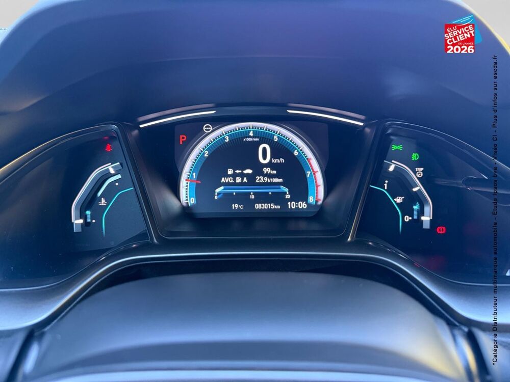 Civic 1.5 i-VTEC 182ch Prestige CVT 5p 2019 occasion 68110 Illzach