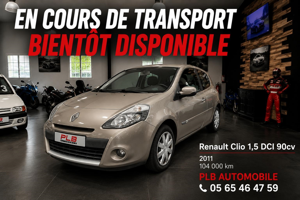 Clio III 1.5 DCI 90CH EXPRESSION CLIM 2011 occasion 12000 RODEZ