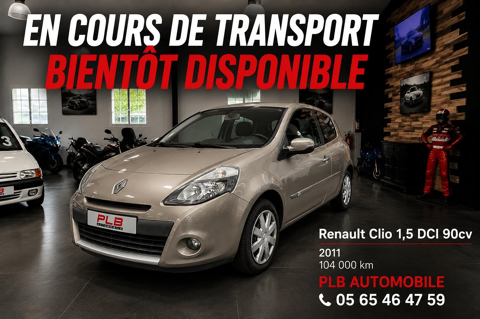 Annonce voiture Renault Clio III 8990 €