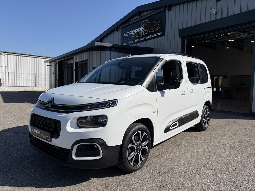 Berlingo M BLUEHDI 130CH S&S SHINE / GPS / ATTELAGE / CREDIT / 2021 occasion 38340 Voreppe