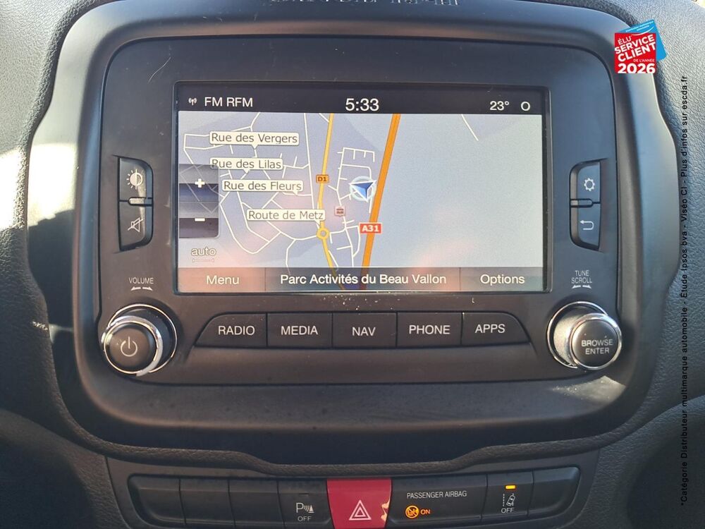 Renegade 1.4 MultiAir S&S 140ch Limited 2018 occasion 57970 Illange