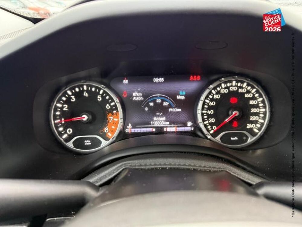 Renegade 1.4 MultiAir S&S 140ch Limited 2017 occasion 21000 Dijon