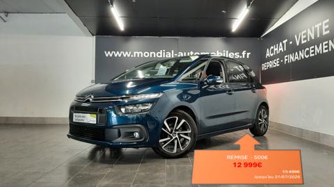 Citro&euml;n C4 Spacetourer BLUEHDI 130CH S&S BUSINESS EAT8 E6.D-TEMP 2020 occasion Warcq 08000
