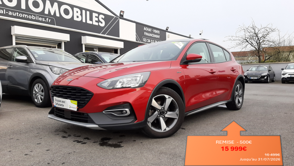 Focus 1.0 ECOBOOST 125CH MHEV ACTIVE 2021 occasion 08000 Warcq