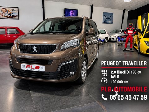Peugeot Traveller 2.0 BLUEHDI 120CH EAT8 8 PLACES PREMIERE MAIN 2020 occasion RODEZ 12000