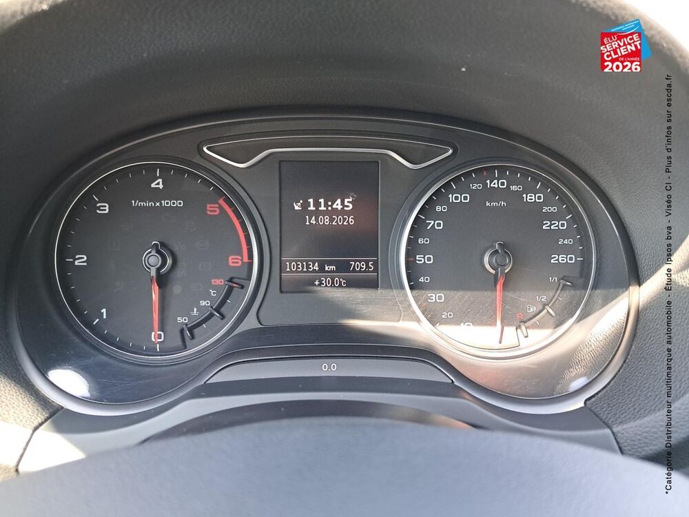 A3 1.6 TDI 110ch FAP Ambiente S tronic 7 2016 occasion 08000 Charleville-M&eacute;zi&egrave;res
