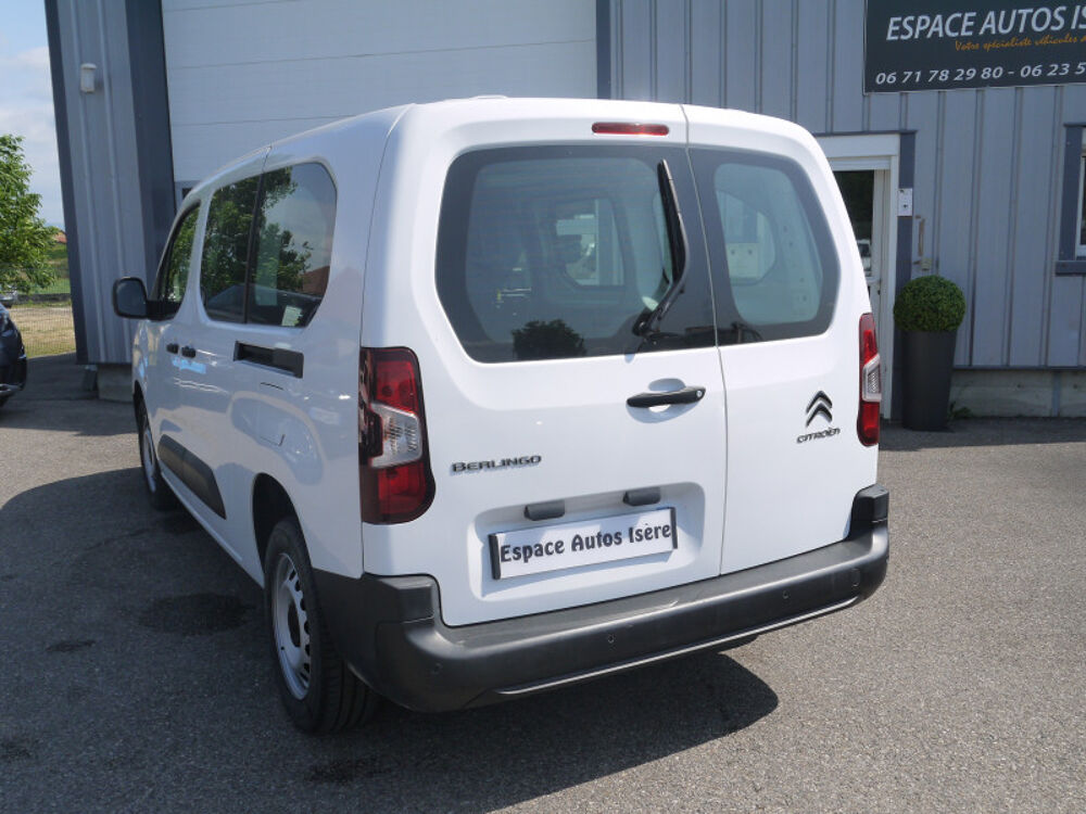 Berlingo XL LONG HDI 100 3 PLACES / TVA R&Eacute;CUP&Eacute;RABLE / 14991HT 2022 occasion 38260 La C&ocirc;te-Saint-Andr&eacute;