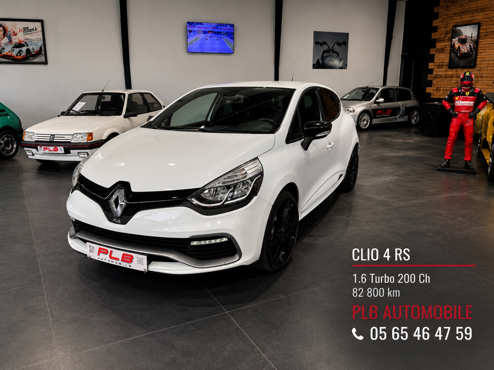 Clio IV 1.6 T 200CH RS EDC 82 800 KM PLB AUTO 2014 occasion 12000 RODEZ