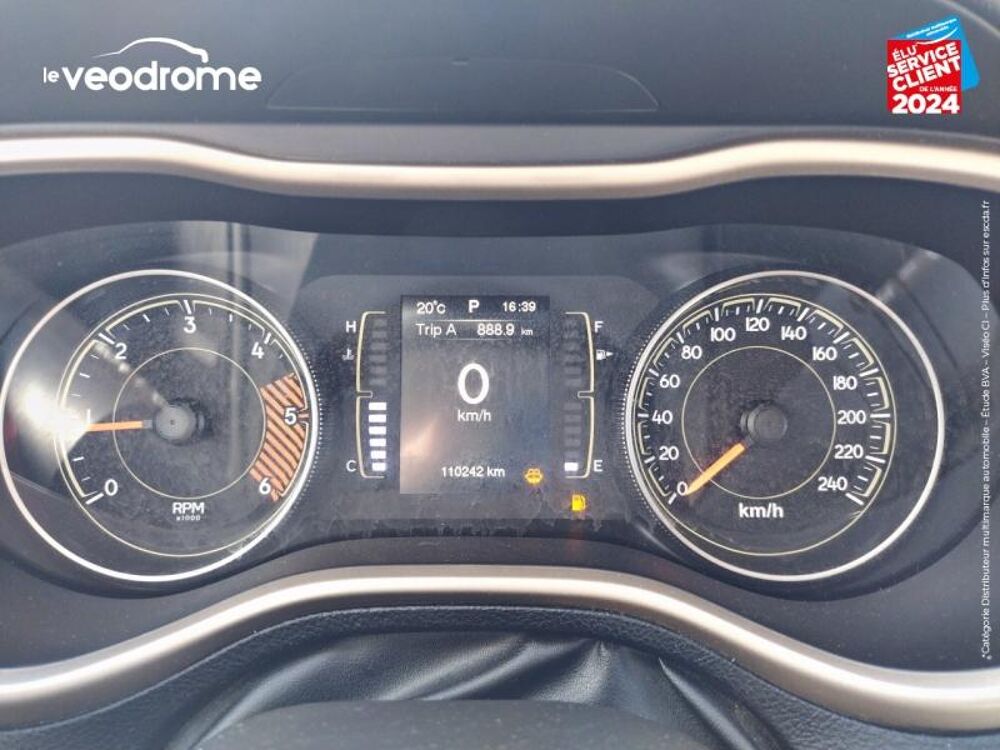 Cherokee 2.0 MultiJet 170ch Longitude Active Drive I BVA S/S Radar AR 2014 occasion 25770 Franois