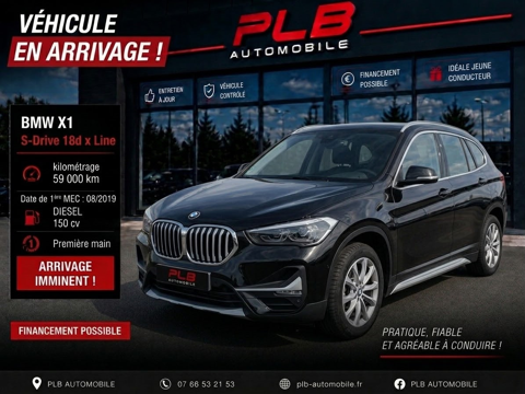 BMW X1 (F48) SDRIVE18DA 150CH XLINEPREMIERE MAIN 59 000 KM 2019 occasion RODEZ 12000