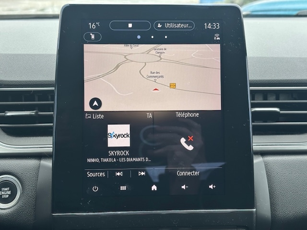 Captur INTENS MILD HYBRID 140 EDC PARK ASSIST 2021 occasion 16400 Puymoyen