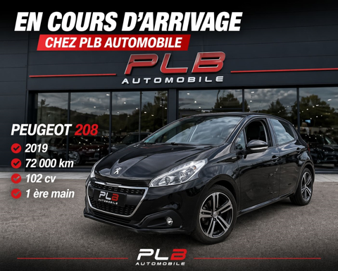 Peugeot 208 1.5 BLUEHDI 100CH E6.C ALLURE BVM5 5P PREMIERE MAIN PLB AUTO 2019 occasion RODEZ 12000