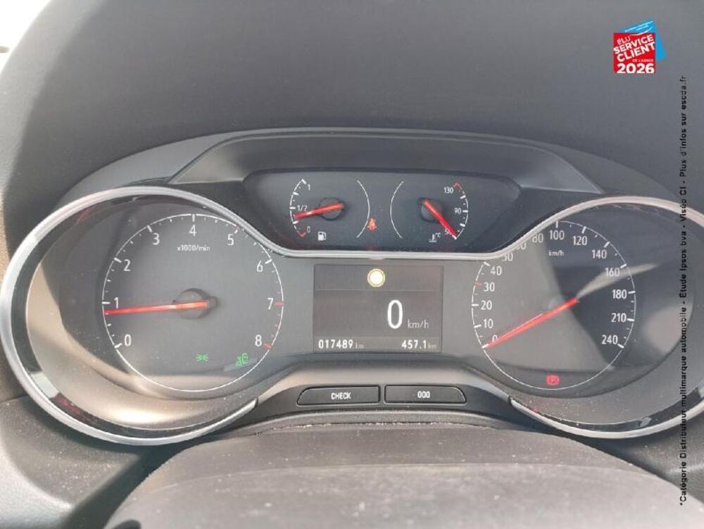 Grandland x 1.2 Turbo 130ch Elite 7cv 2020 occasion 90000 Belfort