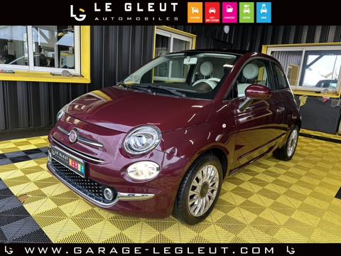 Fiat 500 1.2 8V 69CH ECO PACK LOUNGE 2018 occasion Qu&eacute;ven 56530