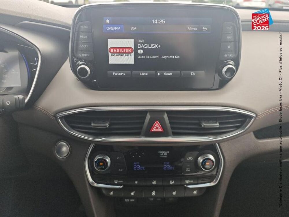 Santa Fe 2.0 CRDI 185ch Executive HTRAC BVA Euro6d-Temp EVAP 2019 occasion 68110 Illzach