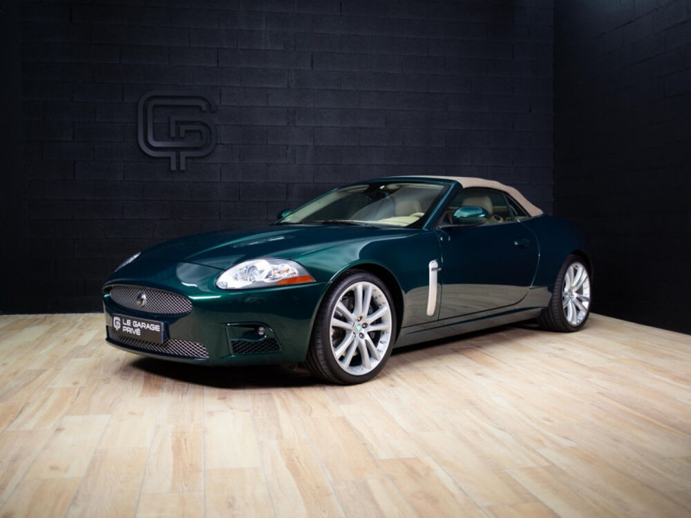 XK R 416CH V8 / BRITISH RACING GREEN / INTERIEUR BEIGE 2007 occasion 10120 SAINT ANDRE LES VERGERS