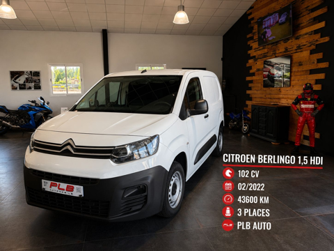 Citro&euml;n Berlingo BLUEHDI 100 CV 04/2022 43 000 KM 10 833 HT 2022 occasion RODEZ 12000