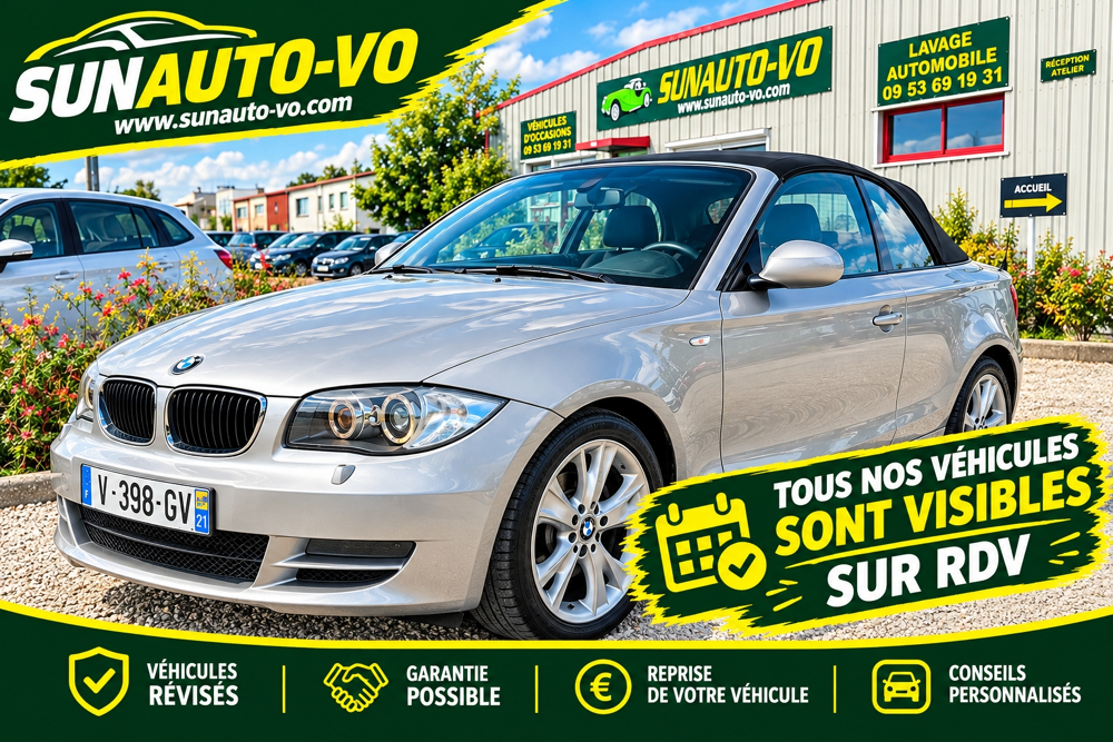 S&eacute;rie 1 (E88) 120I 170CH SPORT DESIGN 2010 occasion 21200 Montagny-l&egrave;s-Beaune