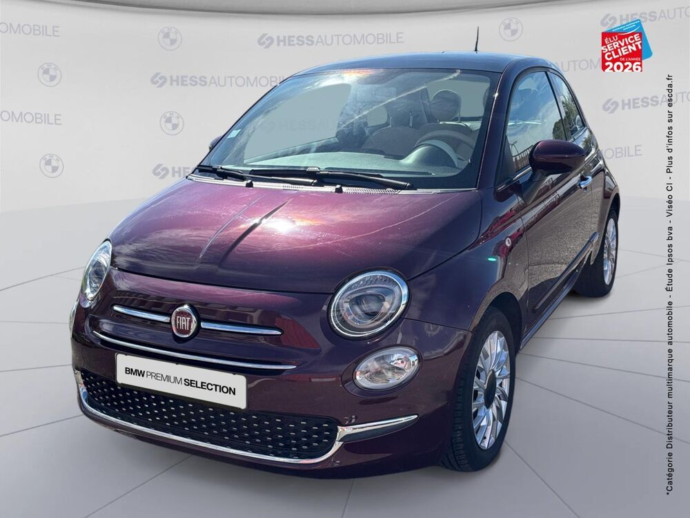 500 1.2 8v 69ch S&S Lounge 114g Dualogic 2019 occasion 68390 Sausheim