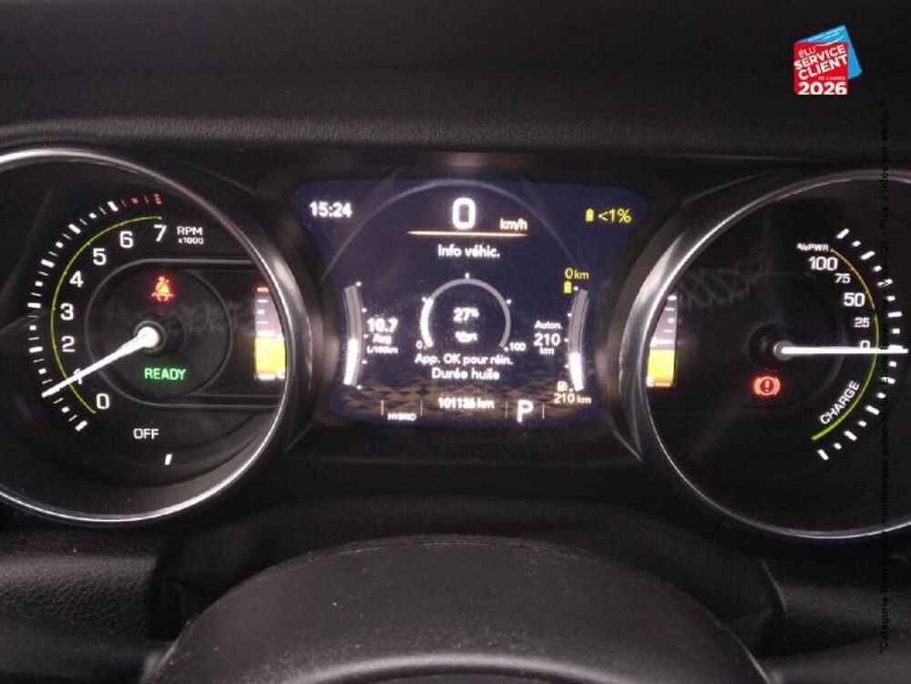 Wrangler 2.0 T 380ch 4xe 80th Anniversary Command-Trac 2021 occasion 68000 Colmar