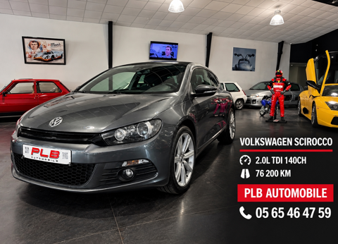 Annonce voiture Volkswagen Scirocco 14990 €