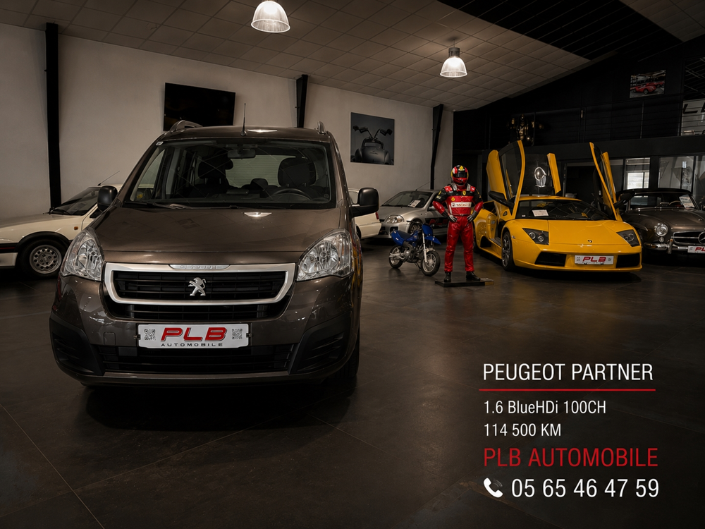 Partner 1.6 BLUEHDI 100 PACK CLIM NAV 2016 occasion 12000 RODEZ