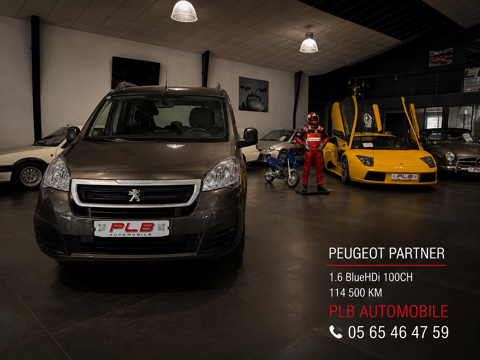 Peugeot Partner 1.6 BLUEHDI 100 PACK CLIM NAV 2016 occasion RODEZ 12000