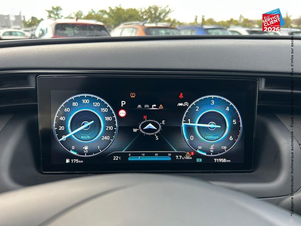 Tucson 1.6 CRDI 136ch Hybrid 48V N Line Executive DCT7 2022 occasion 67800 Bischheim