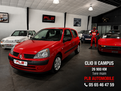 Renault Clio II 1.2 60CH 27 000 KM PREMIERE MAIN 2006 occasion RODEZ 12000