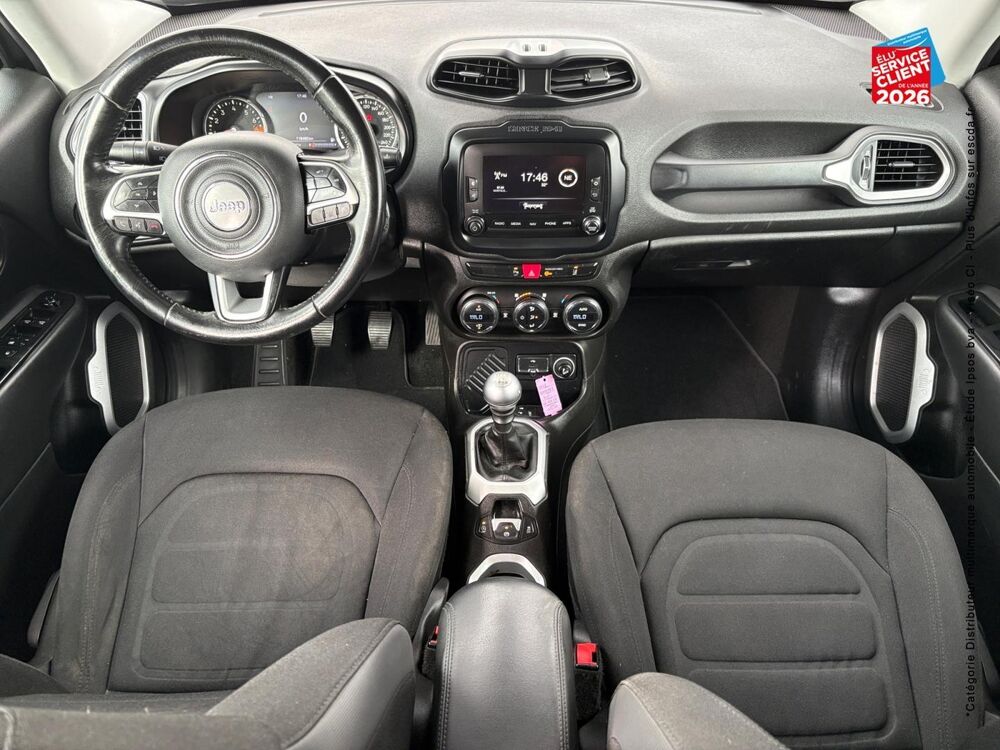 Renegade 1.4 MultiAir S&S 140ch Limited 2017 occasion 21000 Dijon