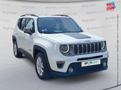 Renegade 1.3 GSE T4 190ch 4xe Limited AT6 GPS Camera 2020 occasion 68000 Colmar