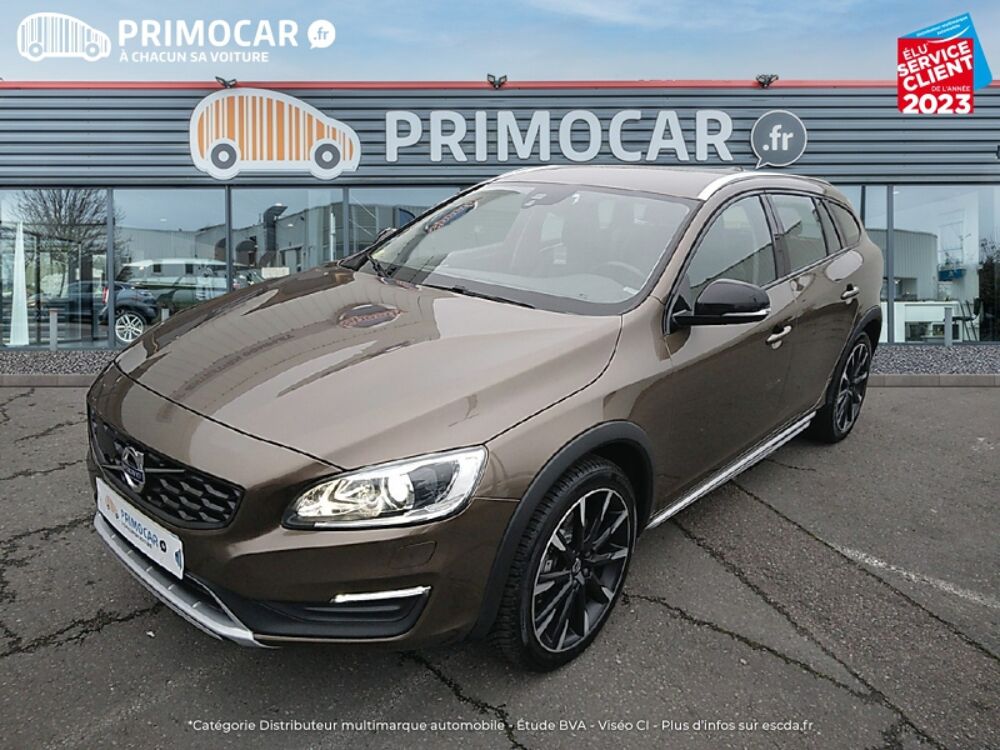 V60 D4 190ch Summum Geartronic Sièges cuir GPS 2017 occasion 21000 Dijon