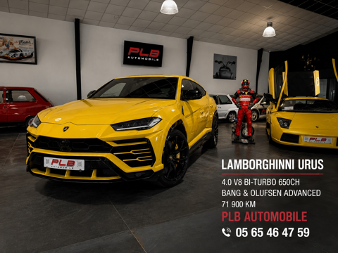 Lamborghini Urus V8 4.0 BI-TURBO 650CV BANG & OLUFSEN ADVANCED PLB AUTO 2018 occasion RODEZ 12000