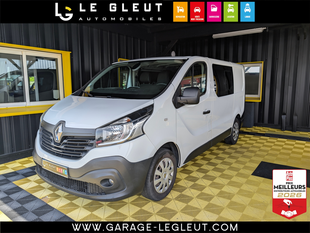 Trafic L1H1 1200 1.6 DCI 120CH CABINE APPROFONDIE GRAND CONFORT EUR 2018 occasion 56530 Qu&eacute;ven