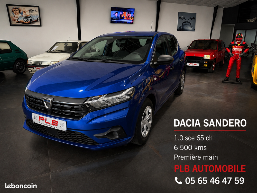 Sandero 1.0 SCE 65CH ESSENTIAL 02/2022 6 500 KM 1*MAIN PLB AUTO 2022 occasion 12000 RODEZ