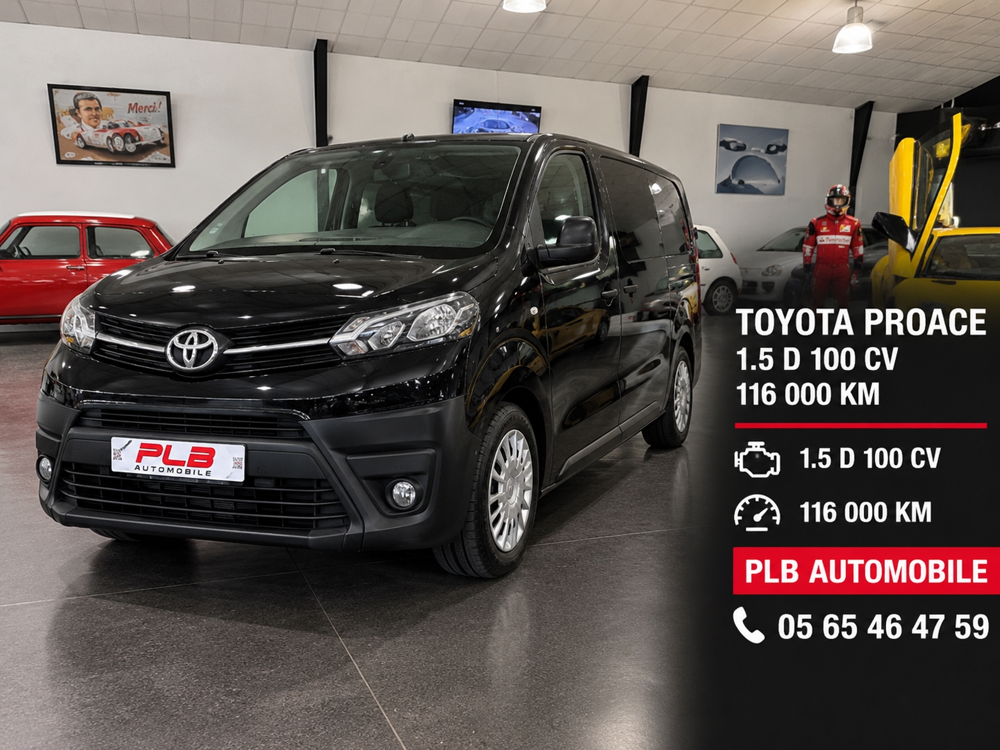 Proace 1.5 D-4D 100 PLB AUTO 16490 TC 2021 occasion 12000 RODEZ
